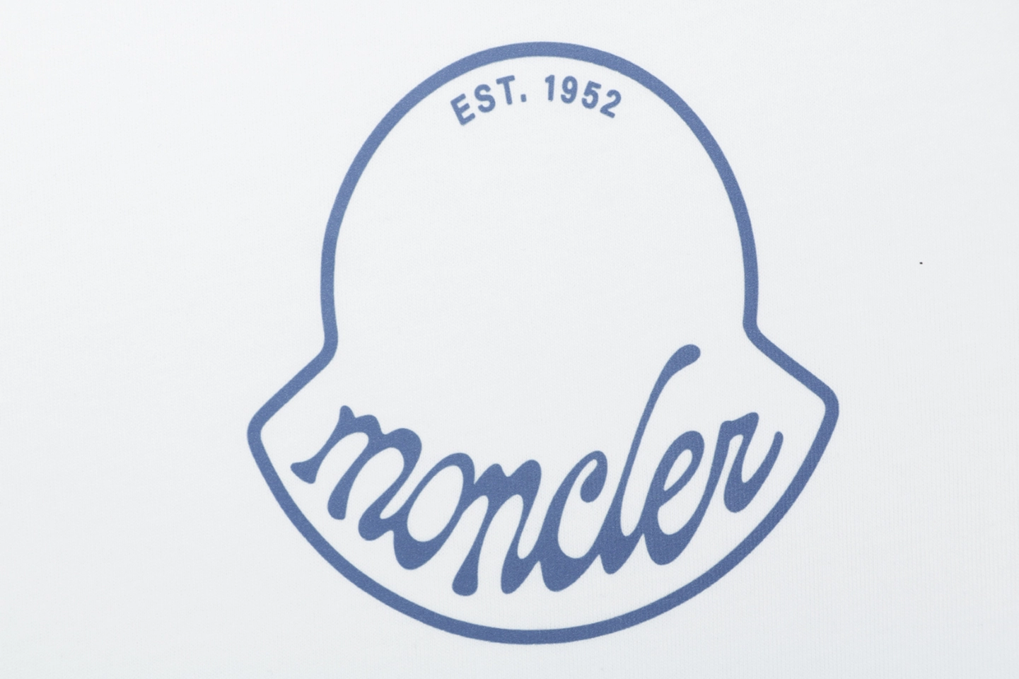 Moncler 1952 Signature “M” Logo Oversized T-Shirt White Brand Print