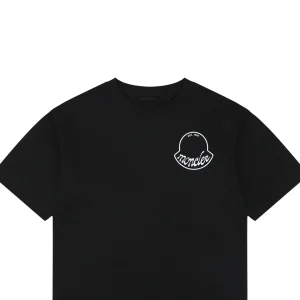 Moncler 1952 Signature “M” Logo Oversized T-Shirt Black