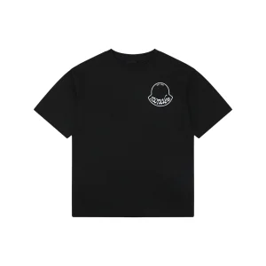 Moncler 1952 Signature “M” Logo Oversized T-Shirt Black Front view