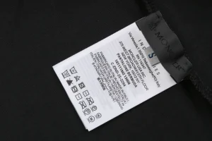 Moncler 1952 Signature “M” Logo Oversized T-Shirt Black Wash label