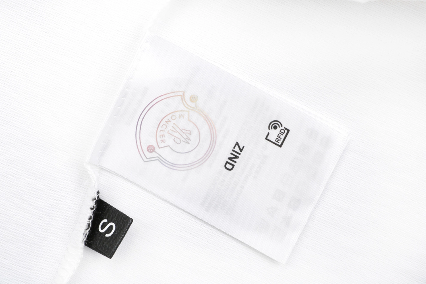 Moncler Anchor Sketch Graphic T-Shirt White Wash label