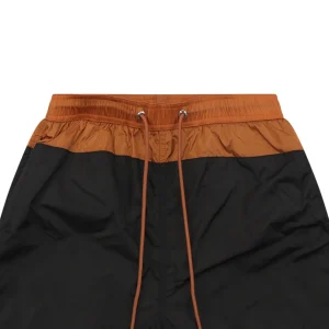 Moncler Color-Block Drawstring Swim Shorts Black
