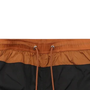 Moncler Color-Block Drawstring Swim Shorts Black