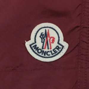 Moncler Color-Block Drawstring Swim Shorts Red Brand