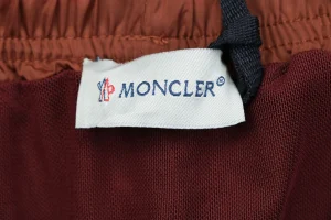 Moncler Color-Block Drawstring Swim Shorts Red Brand
