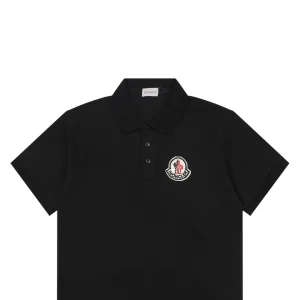 Moncler Crest Patch Polo T-Shirt
