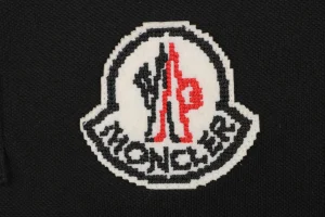 Moncler Crest Patch Polo T-Shirt Brand