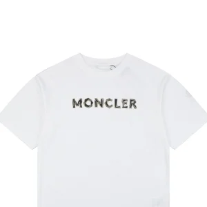 Moncler Geometric Logo Print T-Shirt
