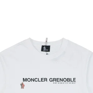 Moncler Grenoble Logo Print T-Shirt White