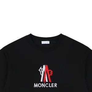 Moncler Interwoven Rooster “M” Logo T-Shirt Black