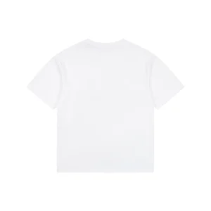 Moncler Interwoven Rooster “M” Logo T-Shirt White Back view