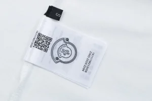Moncler Mini Logo Embroidered T-Shirt White Wash label