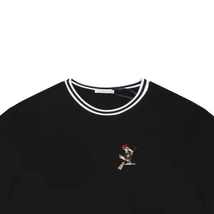Moncler MonDuck Embroidered T-Shirt Black