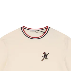 Moncler MonDuck Embroidered T-Shirt Beige
