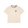 Mxxcler MonDuck Embroidered T-Shirt (Beige/Black)