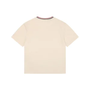 Moncler MonDuck Embroidered T-Shirt Beige Back view