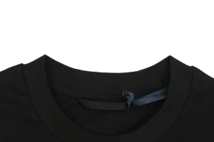 Moncler Signature Logo Print T-Shirt Collar