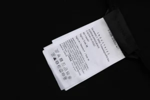 Moncler Signature Logo Print T-Shirt Wash label
