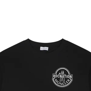 Moncler x Roc Nation Logo Print T-Shirt Black