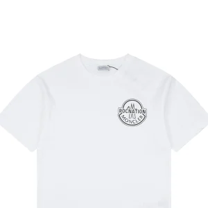 Moncler x Roc Nation Logo Print T-Shirt White
