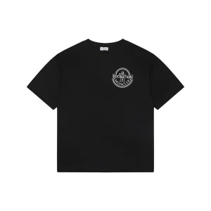 Moncler x Roc Nation Logo Print T-Shirt Black Front view