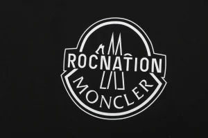 Moncler x Roc Nation Logo Print T-Shirt Black Brand