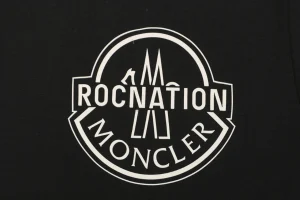 Moncler x Roc Nation Logo Print T-Shirt Brand label