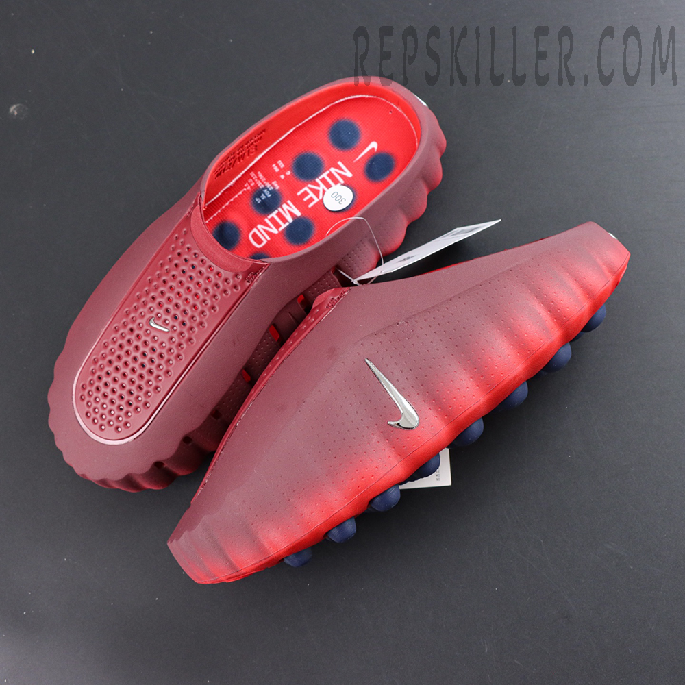 Nike Mind 001 top view showing overall shape and insole graphic