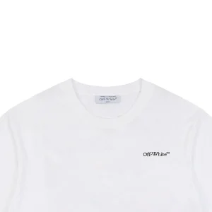 OFF-WHITE “Abstract Arrow” Textured Embroidery T-Shirt