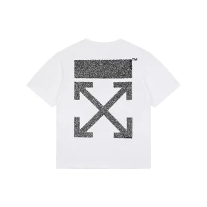 OFF-WHITE “Abstract Arrow” Textured Embroidery T-Shirt Back view