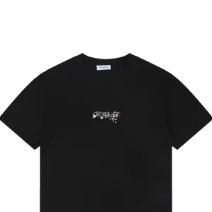 OFF-WHITE Cherry Blossom Arrow Print T-Shirt Black