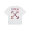 OFF-WHITE Cherry Blossom Arrow Print T-Shirt