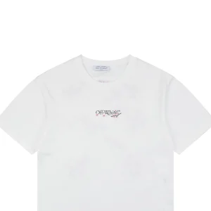 OFF-WHITE Cherry Blossom Arrow Print T-Shirt