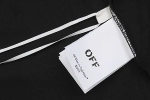 OFF-WHITE Portrait Overlay Arrow Graphic T-Shirt Wash label