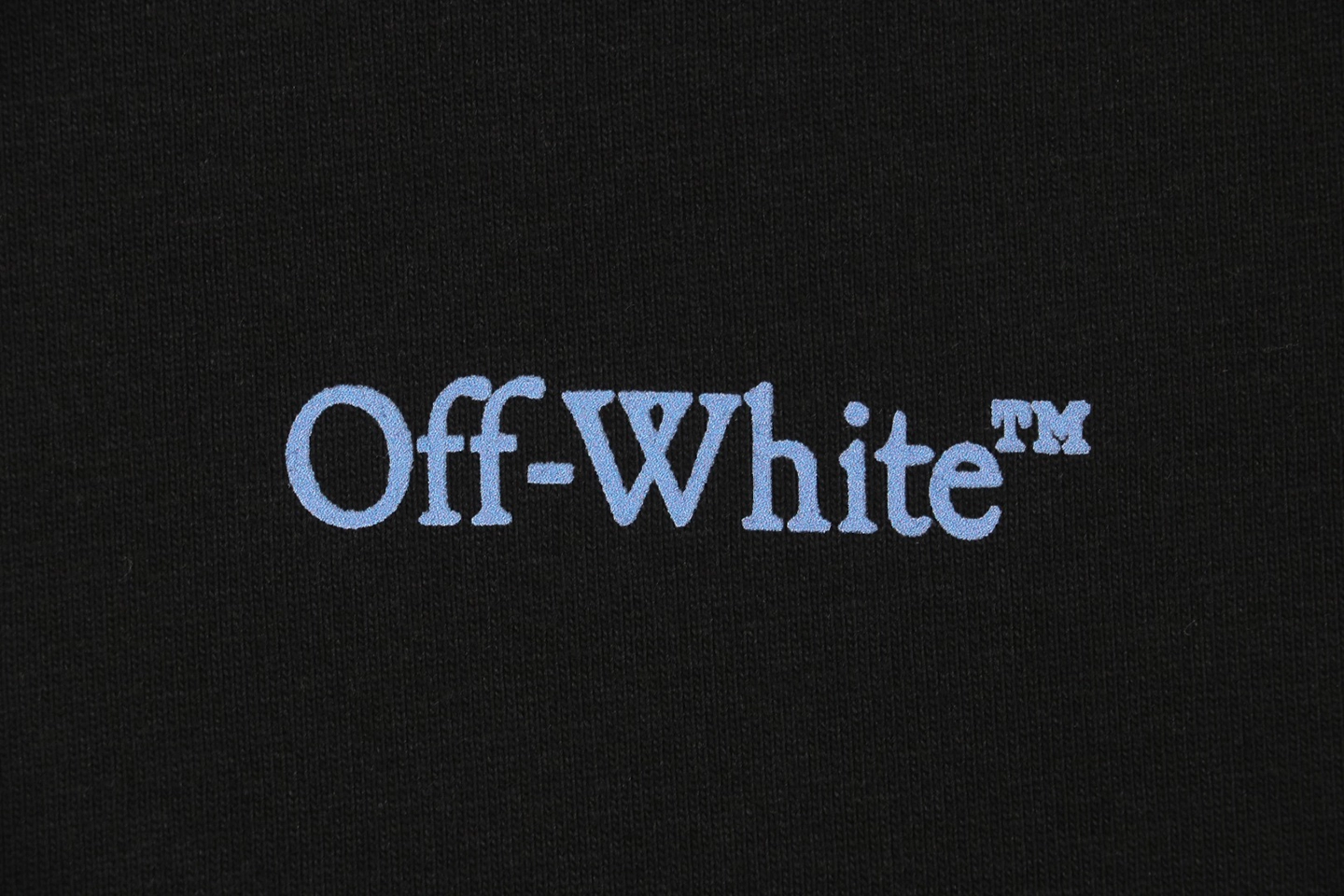 OFF-WHITE Portrait Overlay Arrow Graphic T-Shirt Front Print
