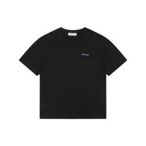 OFF-WHITE Portrait Overlay Arrow Graphic T-Shirt Front view