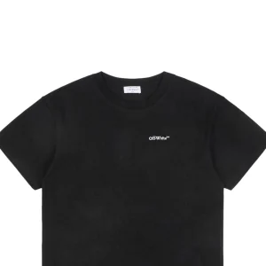 OFF-WHITE Wave Arrow Embroidered T-Shirt Black