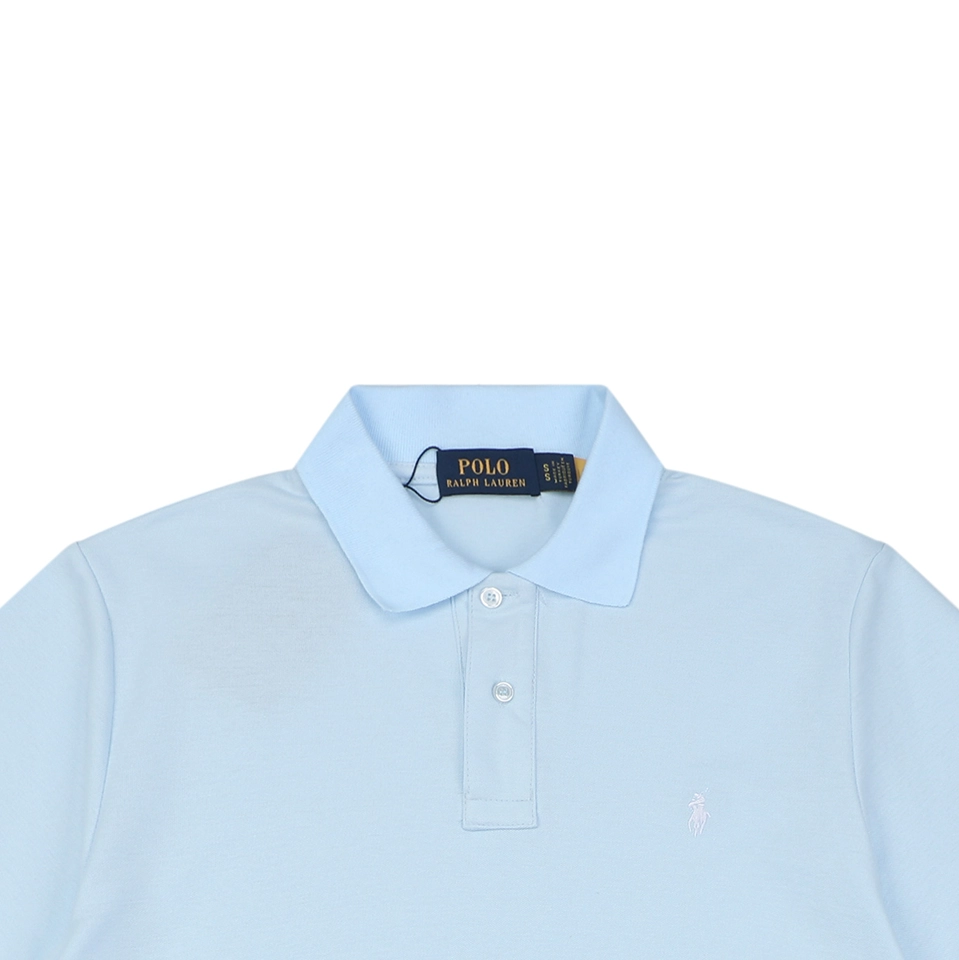 Ralph Lauren Classic Pony Piqué Polo T-Shirt Blue