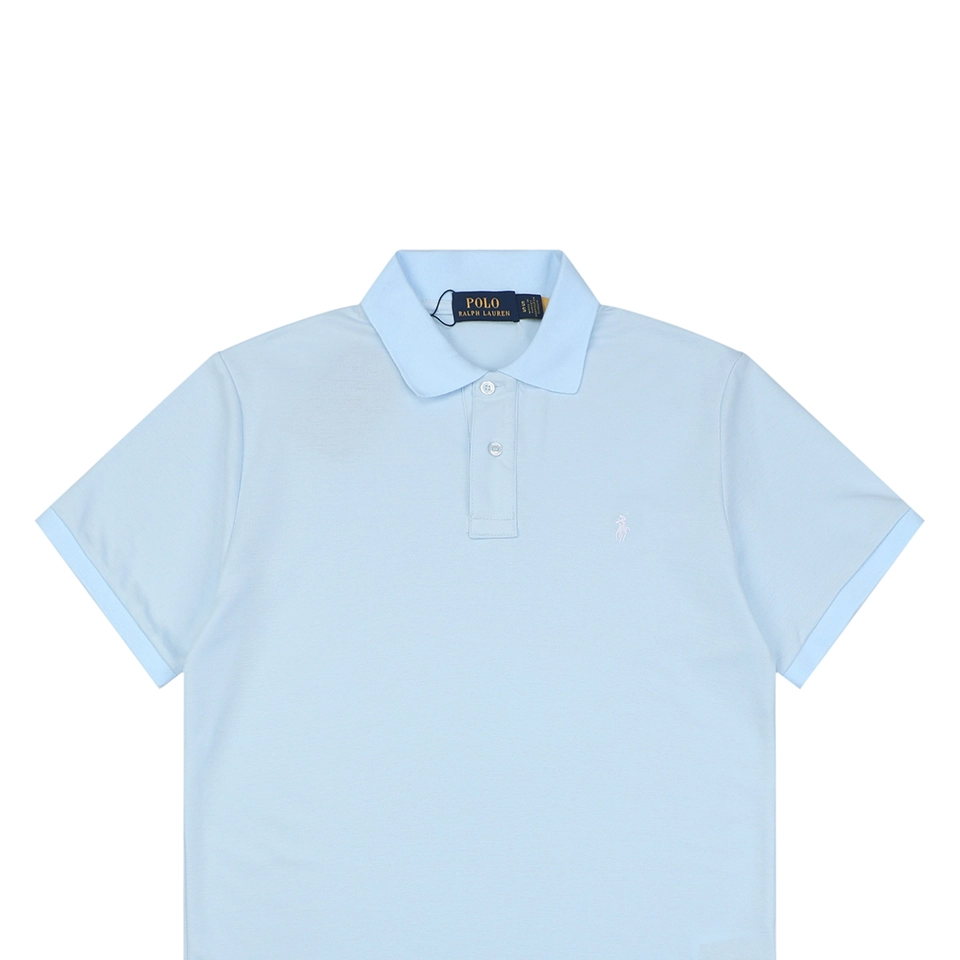 Ralph Lauren Classic Pony Piqué Polo T-Shirt Blue