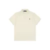 Ralph Lauren Classic Pony Piqué Polo T-Shirt (Beige/Blue)