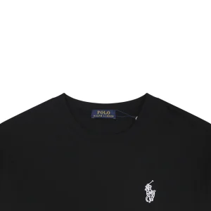 Ralph Lauren Hollow Pony Embroidered T-Shirt Black