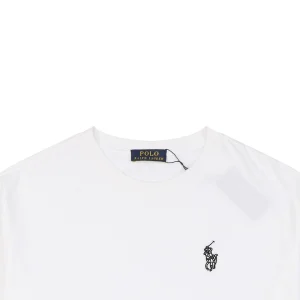Ralph Lauren Hollow Pony Embroidered T-Shirt White