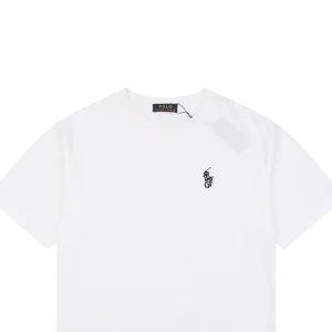 Ralph Lauren Hollow Pony Embroidered T-Shirt White