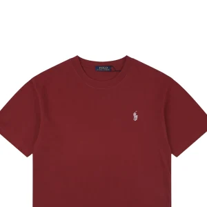 Ralph Lauren Hollow Pony Embroidered T-Shirt Red