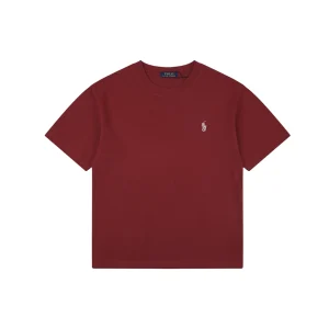Ralph Lauren Hollow Pony Embroidered T-Shirt Red Front view