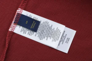 Ralph Lauren Hollow Pony Embroidered T-Shirt Red Wash label