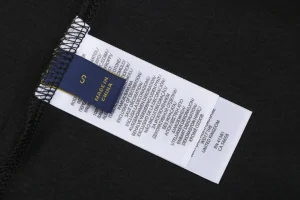 Ralph Lauren Hollow Pony Embroidered T-Shirt Black Wash label
