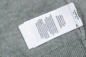 Ralph Lauren Long-Staple Cotton Knit Polo T-Shirt Grey Wash label