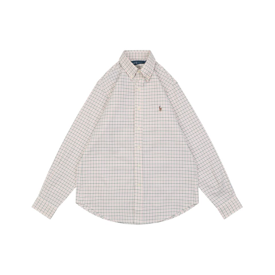 Ralph Lauren Plaid Pony Logo Shirt Front view