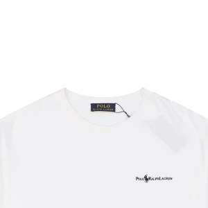 Ralph Lauren Pony Logo Embroidered T-Shirt White